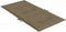 vidaXL - Stoelkussens - 2 - st - lage - rug - 100x50x4 - cm - stof - gemêleerd - taupe