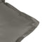 vidaXL - Stoelkussens - 2 - st - lage - rug - 100x50x7 - cm - stof - donkergrijs