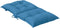 vidaXL - Stoelkussens - 2 - st - lage - rug - 100x50x7 - cm - stof - gemêleerd - blauw