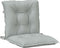 vidaXL - Stoelkussens - 2 - st - lage - rug - 100x50x7 - cm - stof - lichtgrijs