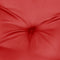 vidaXL - Stoelkussens - 2 - st - lage - rug - oxford - stof - rood