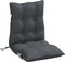 vidaXL - Stoelkussens - 2 - st - lage - rug - oxford - stof - antracietkleurig