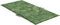 vidaXL - Stoelkussens - 2 - st - lage - rug - stof - bladpatroon