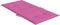 vidaXL - Stoelkussens - 2 - st - lage - rug - stof - roze