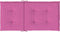 vidaXL - Stoelkussens - 2 - st - lage - rug - stof - roze