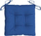 vidaXL - Stoelkussens - 4 - st - 40x40x7 - cm - oxford - stof - blauw