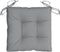 vidaXL - Stoelkussens - 4 - st - 40x40x7 - cm - oxford - stof - grijs