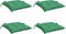 vidaXL - Stoelkussens - 4 - st - 40x40x7 - cm - oxford - stof - groen