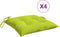 vidaXL - Stoelkussens - 4 - st - 40x40x7 - cm - oxford - stof - heldergroen