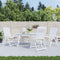 vidaXL - Stoelkussens - 4 - st - 40x40x7 - cm - oxford - stof - crèmewit