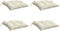 vidaXL - Stoelkussens - 4 - st - 40x40x7 - cm - oxford - stof - crèmewit