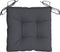 vidaXL - Stoelkussens - 4 - st - 40x40x7 - cm - oxford - stof - antracietkleurig