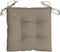 vidaXL - Stoelkussens - 4 - st - 40x40x7 - cm - oxford - stof - taupe