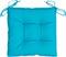 vidaXL - Stoelkussens - 4 - st - 40x40x7 - cm - stof - turquoise