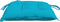 vidaXL - Stoelkussens - 4 - st - 40x40x7 - cm - stof - turquoise