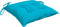 vidaXL - Stoelkussens - 4 - st - 40x40x7 - cm - stof - turquoise