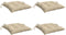 vidaXL - Stoelkussens - 4 - st - 50x50x7 - cm - oxford - stof - beige