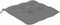 vidaXL - Stoelkussens - 4 - st - 50x50x7 - cm - oxford - stof - grijs