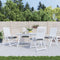 vidaXL - Stoelkussens - 4 - st - 50x50x7 - cm - oxford - stof - grijs