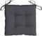 vidaXL - Stoelkussens - 4 - st - 50x50x7 - cm - oxford - stof - antracietkleurig