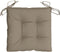 vidaXL - Stoelkussens - 4 - st - 50x50x7 - cm - oxford - stof - taupe