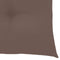 vidaXL - Stoelkussens - 4 - st - 50x50x7 - cm - oxford - stof - taupe