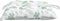 vidaXL - Stoelkussens - 4 - st - 50x50x7 - cm - stof - bladpatroon