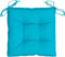 vidaXL - Stoelkussens - 4 - st - 50x50x7 - cm - stof - turquoise