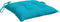vidaXL - Stoelkussens - 4 - st - 50x50x7 - cm - stof - turquoise