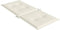 vidaXL - Stoelkussens - 4 - st - hoge - rug - 120x50x4 - cm - stof - gemêleerd - crème