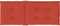 vidaXL - Stoelkussens - 4 - st - hoge - rug - 120x50x4 - cm - stof - gemêleerd - rood
