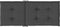 vidaXL - Stoelkussens - 4 - st - hoge - rug - 120x50x4 - cm - stof - gemêleerd - antraciet