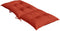 vidaXL - Stoelkussens - 4 - st - hoge - rug - 120x50x7 - cm - stof - gemêleerd - rood