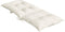 vidaXL - Stoelkussens - 4 - st - hoge - rug - 120x50x7 - cm - stof - gemêleerd - crème