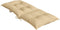 vidaXL - Stoelkussens - 4 - st - hoge - rug - 120x50x7 - cm - stof - gemêleerd - beige