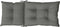 vidaXL - Stoelkussens - 4 - st - hoge - rug - 120x50x7 - cm - stof - donkergrijs