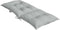 vidaXL - Stoelkussens - 4 - st - hoge - rug - 120x50x7 - cm - stof - lichtgrijs