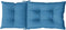 vidaXL - Stoelkussens - 4 - st - hoge - rug - 120x50x7 - cm - stof - gemêleerd - blauw