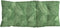 vidaXL - Stoelkussens - 4 - st - hoge - rug - bladpatroon - oxford - stof