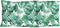 vidaXL - Stoelkussens - 4 - st - hoge - rug - bladpatroon - oxford - stof