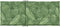 vidaXL - Stoelkussens - 4 - st - hoge - rug - bladpatroon - stof