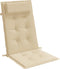 vidaXL - Stoelkussens - 4 - st - hoge - rug - oxford - stof - beige
