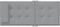 vidaXL - Stoelkussens - 4 - st - hoge - rug - oxford - stof - grijs