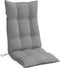 vidaXL - Stoelkussens - 4 - st - hoge - rug - oxford - stof - grijs