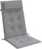 vidaXL - Stoelkussens - 4 - st - hoge - rug - oxford - stof - grijs