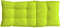 vidaXL - Stoelkussens - 4 - st - hoge - rug - oxford - stof - heldergroen