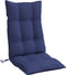 vidaXL - Stoelkussens - 4 - st - hoge - rug - oxford - stof - marineblauw