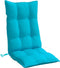 vidaXL - Stoelkussens - 4 - st - hoge - rug - oxford - stof - turquoise