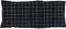 vidaXL - Stoelkussens - 4 - st - hoge - rug - ruitpatroon - oxford - stof - zwart