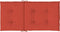 vidaXL - Stoelkussens - 4 - st - lage - rug - 100x50x4 - cm - stof - gemêleerd - rood